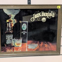Jack Daniels Old No 7 Framed Bar Art Print Whiskey Advertising Wall Decor Sign
