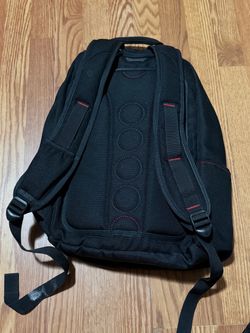 Vintage Dell 5dot Connect Deep River Backpack 15.6 Laptop Bag~gaming Red/black