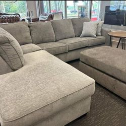 Brand New/Gray Sectional,Seccional, Couch 