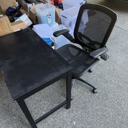Free Desk And Office Chair 