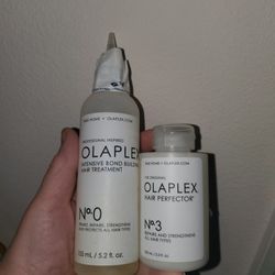 Unopened Olaplex No.0 And No.3