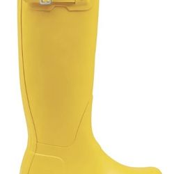 tall yellow hunter boots womens 