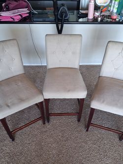 3 Dining chairs