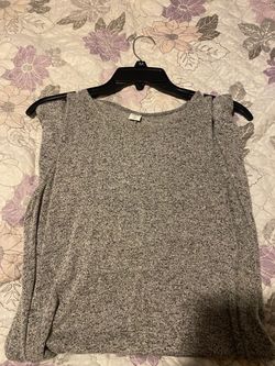 Old navy grey fitted dress (M)