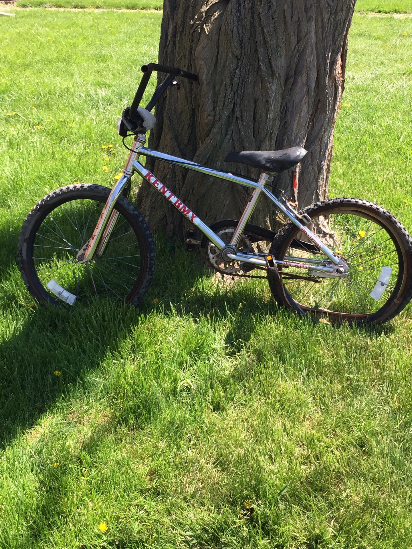 Bmx boys bike needs tires and some work $15
