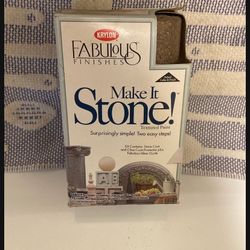 Krylon Make It Stone Fleckstone Spray Paint Kit Brownstone
