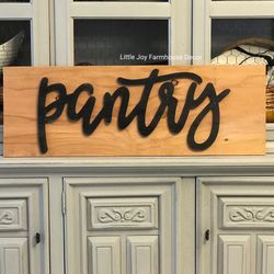 Wall Hanging Pantry Sign