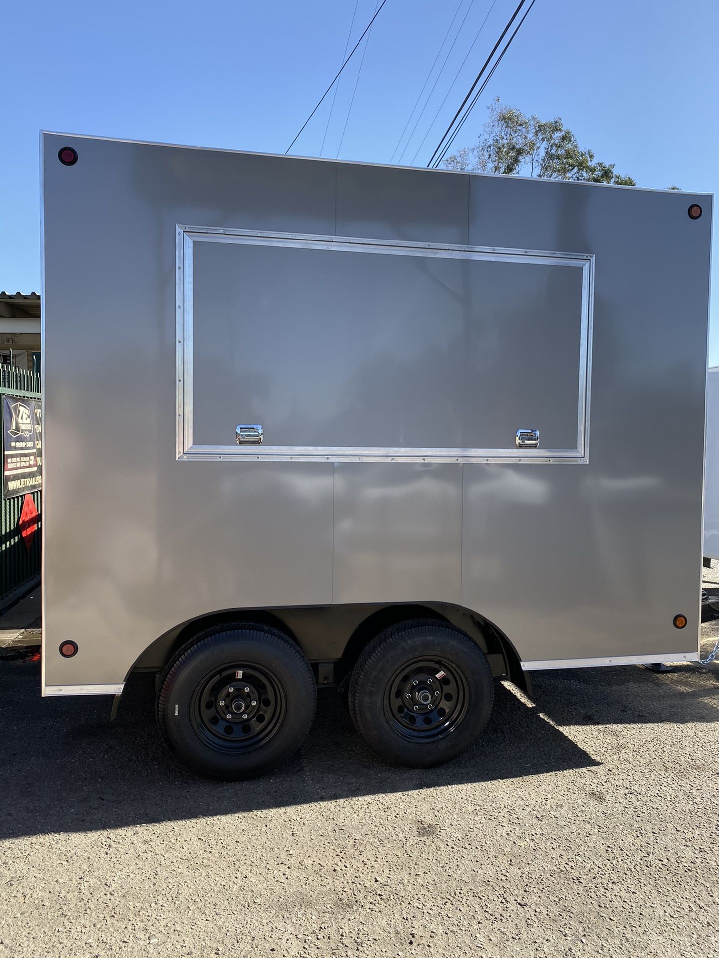 MOBILE VENDING TRAILER ENCLOSED CARGO