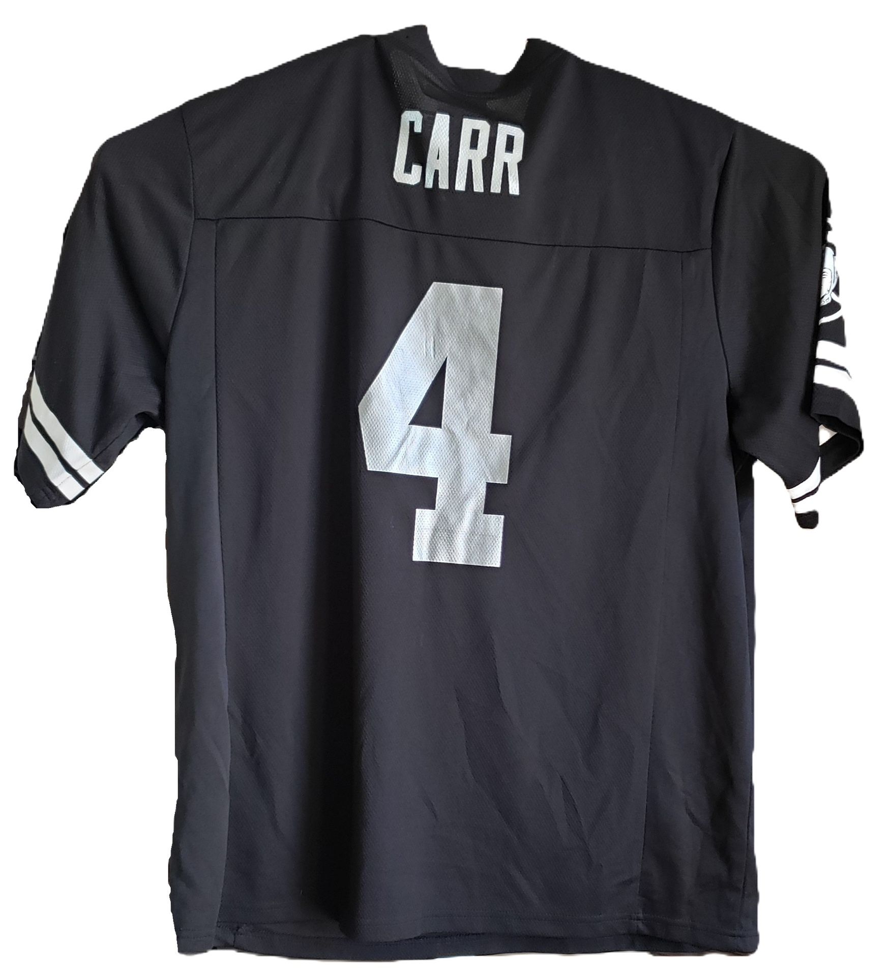 OAKLAND RAIDERS DEREK CARR JERSEY and Raiders Ball Cap