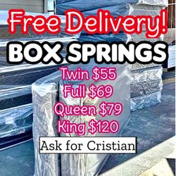 Box Springs  Twin box Full box  Queen box  King box  Bases para colchon  Box spring 