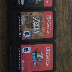 Nintendo Switch Games - Zelda - Odyssey - Luigi's Mansion