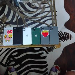 iPhones white 6splus , Black 8 Plus  ,  White 12 Plus, Green 13, Grey 15, Grey 15 Plus 