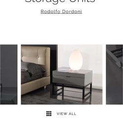 Minotti side tables - Harvey “Night Storage units 