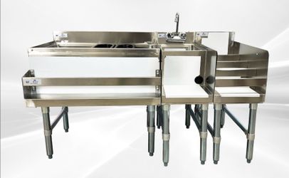 NSF 54 ins Stainless Steel Combination Cocktail Station FS301212