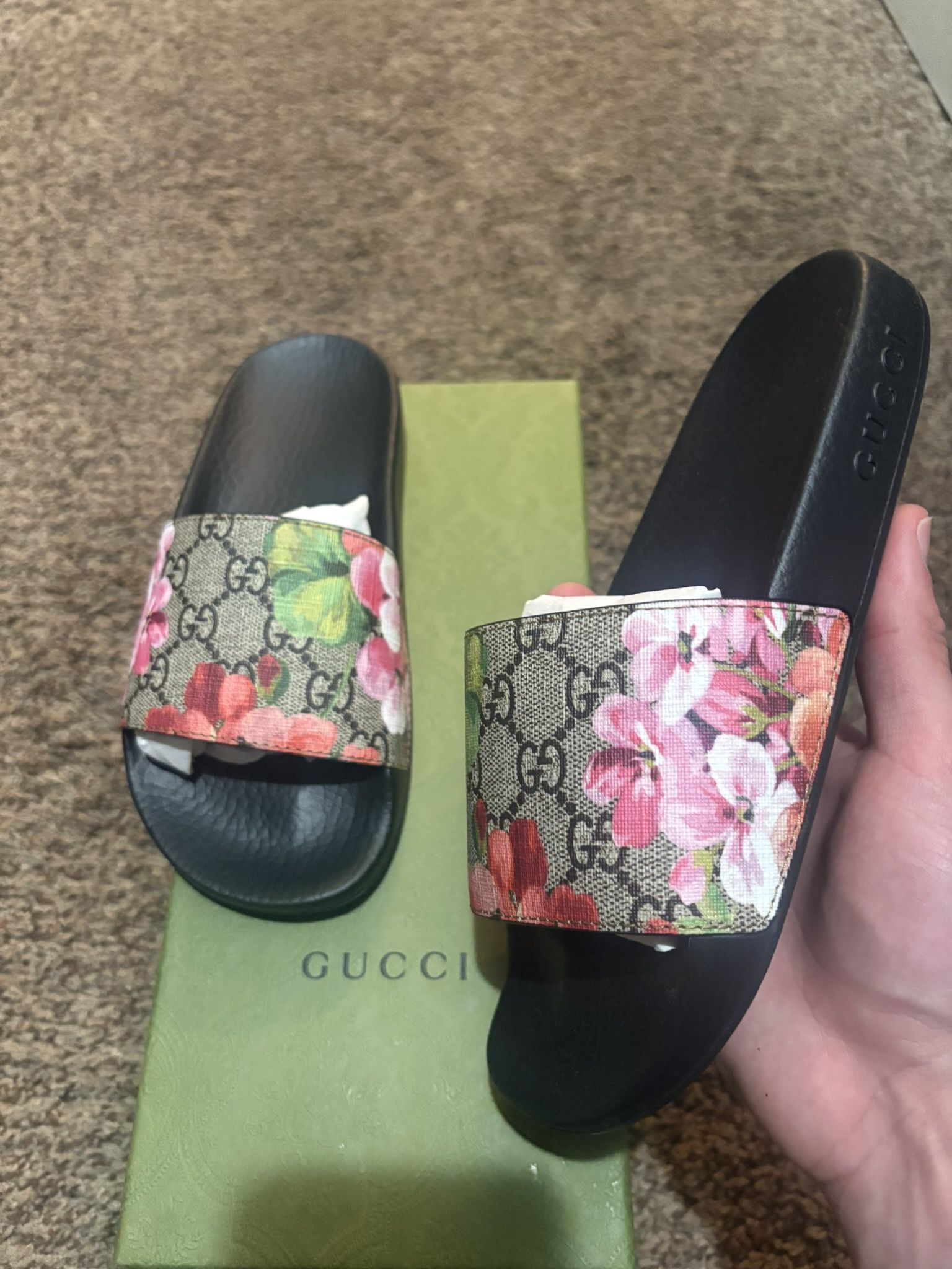 Gucci Floral Slides