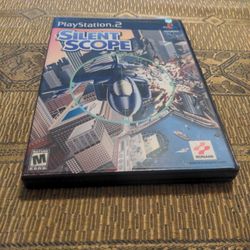 PlayStation 2 Silent Scope Used Game.