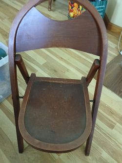 Vintage phonetic b751 folding chair
