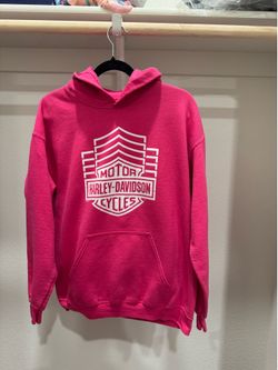 Pink hoddie size L