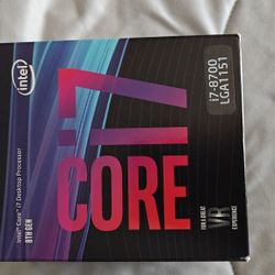 Intel I7-8700 8Th Gen processor 