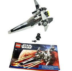 Lego Star Wars Imperial V-Wing Starfighter (7915) Set 96% Complete 2011