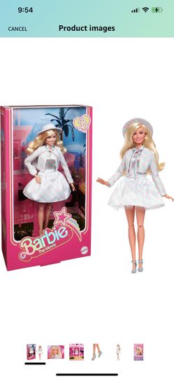 Barbie The Movie Collectible Doll Margot Robbie as Barbie in Plaid Matching Set