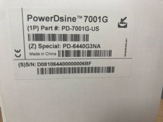 16 Boxes Of Power Dsine 7001G
