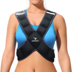 Empower Weighted Walking Vest for Women – Strengthen Muscles, Boost Bone Health, and Burn More Calories 