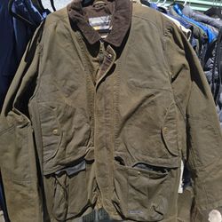Eddie Bauer Waxed cotton Sport Jacket Vintage  2xl