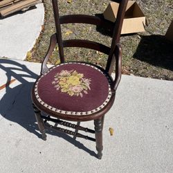 19th Century Needle Point Chairs 