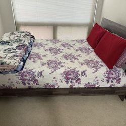 Queen Bed With Mattress