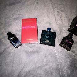 Versace, Baccarat, Dior Sauvage, Valentino 