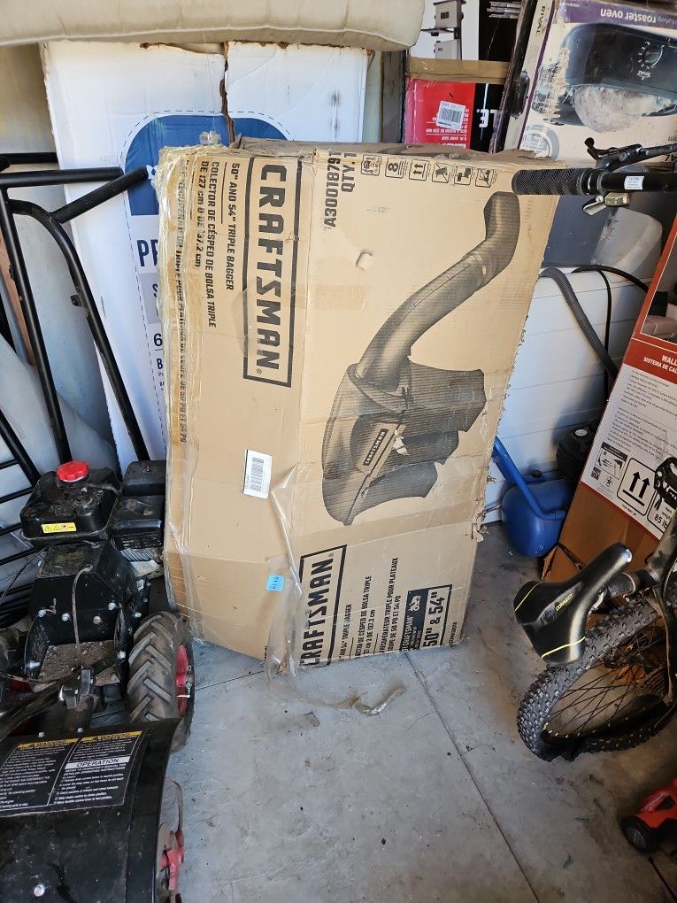 Craftsman Tripple Bagger For Lawn Mower