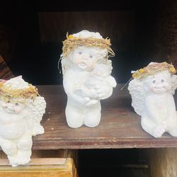 Set Of 3 Dreamsicles Cherub Figurines