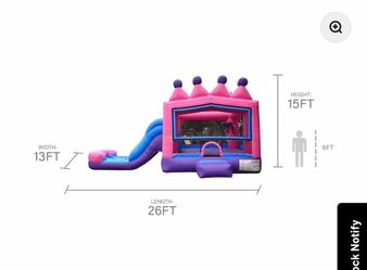 Pink combo bouncer wet or dry