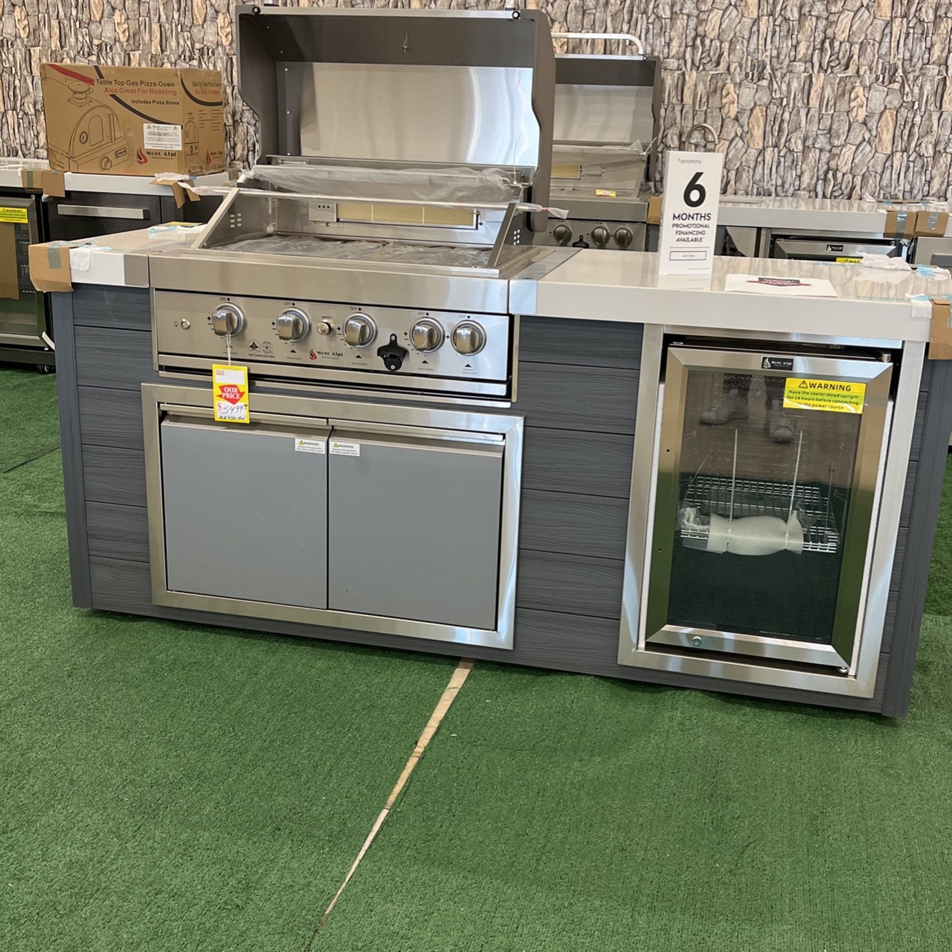 Mont Alpi Artwood Grill 4 Burner Black Friday Sale