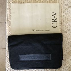 2001 Crv Owners Manual/ Case