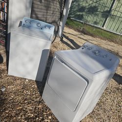 Washer And Dryer Storage Kept For About 1 Year One Is A Kenmore And The Other Is A GE Well Maintained Only Used For A Year Juat Upgraded to Newer Ones