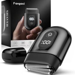 Electric Foil Shavers for Men: Mini Electric Razor with Big LED Display & 3 Floating Blades - IPX7 Waterproof Wet Dry Face Razor, USB Type C Valentine