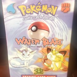 Pokemon Trading Card Water Blast Jungle Theme Deck