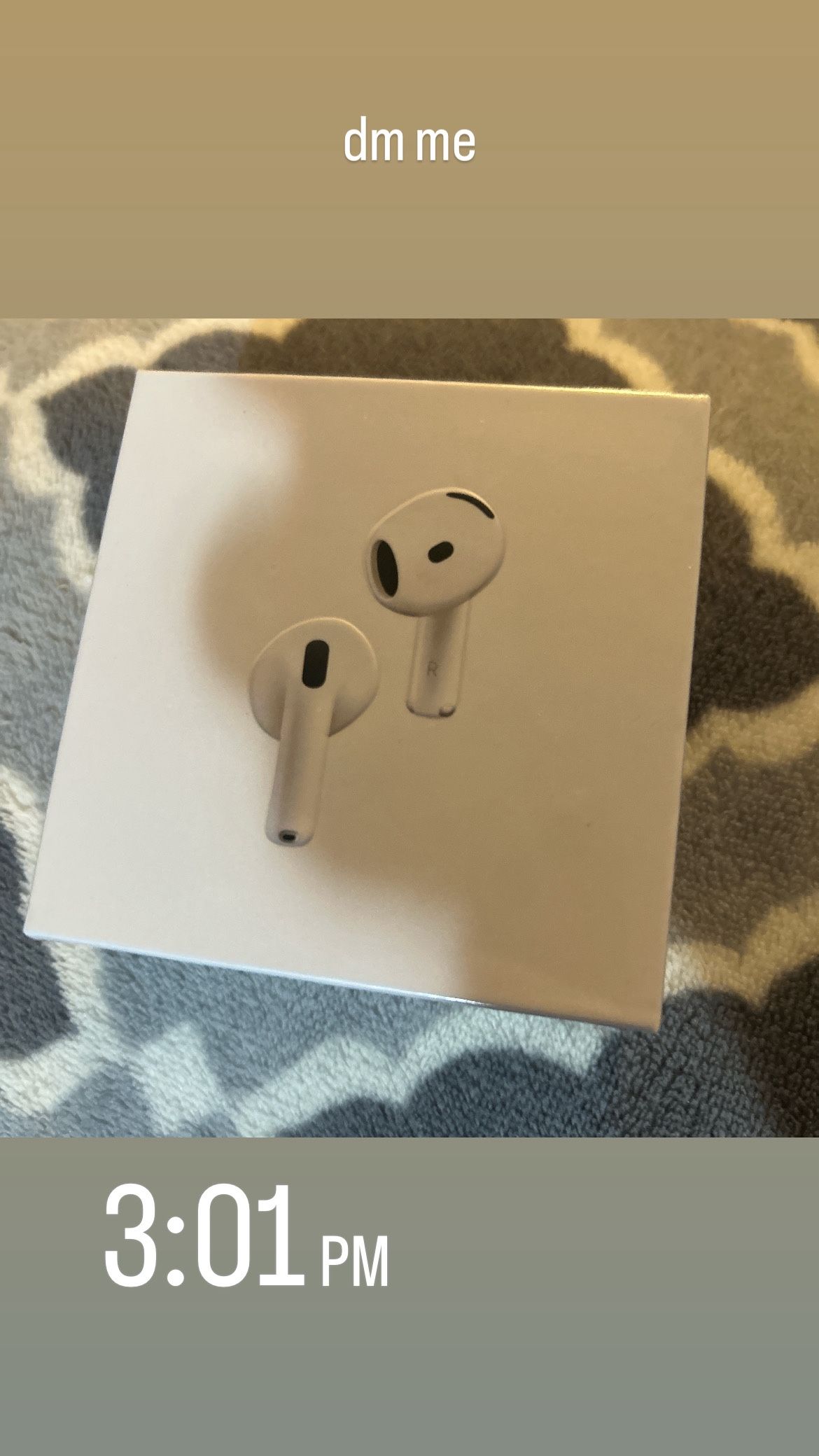 BRAND NEW in the seal Airpod Gen 4’s