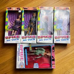 Set Of 5 spice Girls Dolls
