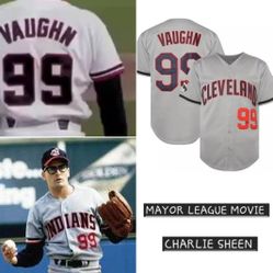 Cleveland Indians MAYOR League Movie Charlie Sheen