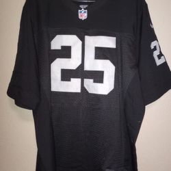 Oakland Raiders Hayden 25 Size 48 Black