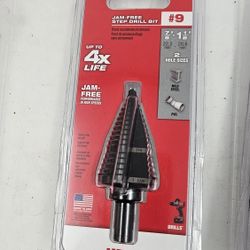 Milwaukee Step Drill Bit #9 48-89-9209 Bundle  Brand New