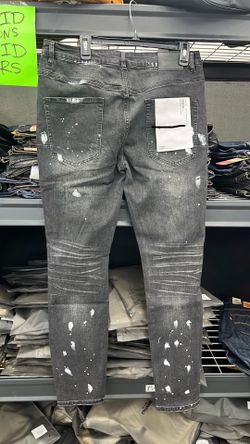 Purple jeans