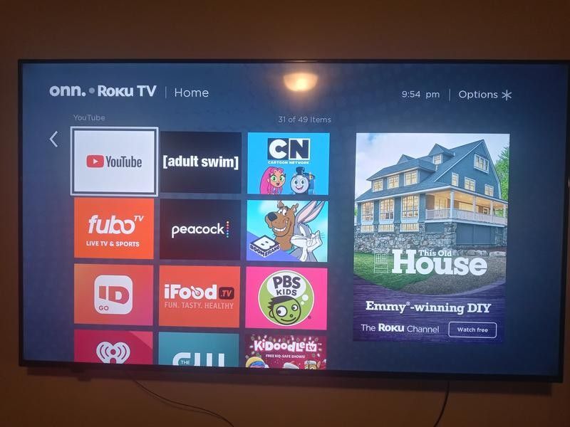 55" Onn 4K Roku Smart TV