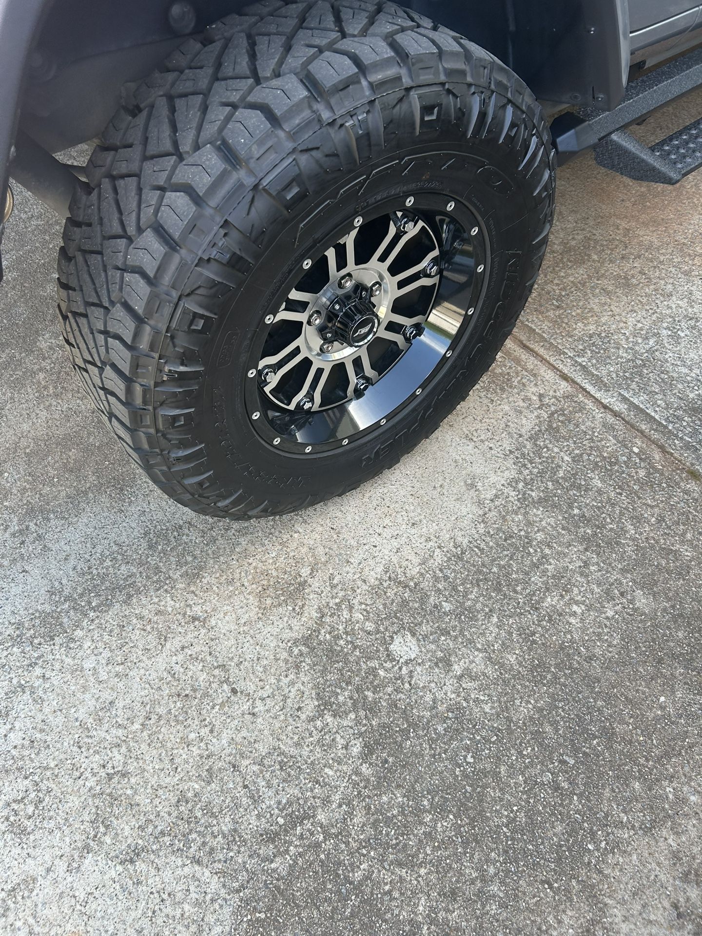 5- BBY 17x9 Rims On Nitto Ridge Grappler’s Tires