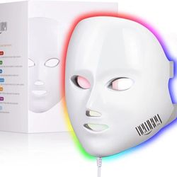 Red Blue Light Therapy for Face, LED Face Mask Light Therapy for Acne Wrinkles, LED Light Therapy Facial Photon Mask, Korea PDT Technology for Wrinkle
