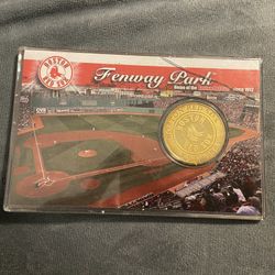 Fenway Park 24 Karat Gold Overlay Medallion Limited Edition 