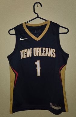 Nike (Dri Fit) - NBA - New Orleans Pelicans - Road Jersey - Youth: Medium (8/10) - Zion Williamson #1